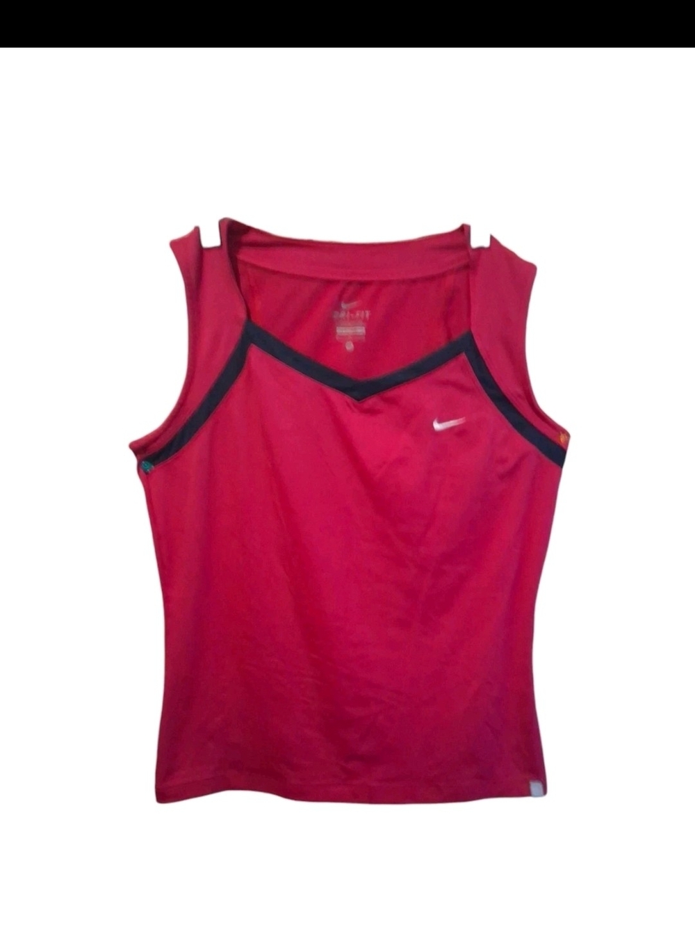 Nike Women’s Pink Tank Top with Black Trim